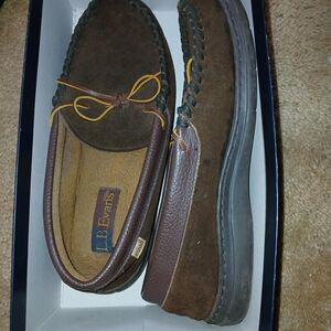 L.B. Evans Men's Leather Slip-Ons 3EEE